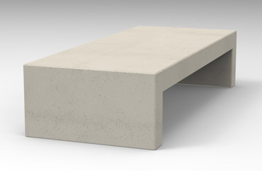 Ławka-siedzisko Tara deco dostępna w dwóch rozmiarach. W ofercie producenta małej architektury betonowej firmy STYL-BET