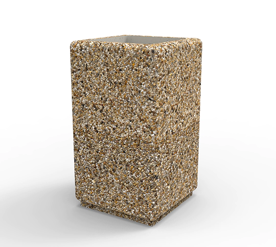Prezentowane donice ogrodowe wykonane z betonu to wyższa wersja kwadratowych donic z serii LARGO VACANT. Donice LARGO 2 VACANT dostępna w palecie 39 kolorów kruszyw naturalnych.
