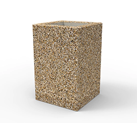 Firma STYL-BET posiada w swojej ofercie betonowe donice RENATA, wykonane w technologii betonu płukanego, dostępne w bogatej palecie kolorów kruszyw naturalnych.