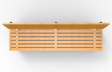 Ławka RELAX 4.1 deco w wariancie z oparciem to dwumetrowa ławka zewnętrzna, wykonana w minimalistycznym stylu. Idealne wkąponuje się w nowoczesnych aranżacjach przestrzeni miejskich.