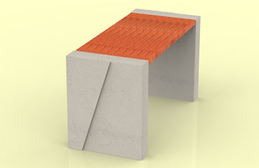 Stół parkowy od producenta betonowych ławek, siedzisk, koszy ulicznych - firmy STYL-BET