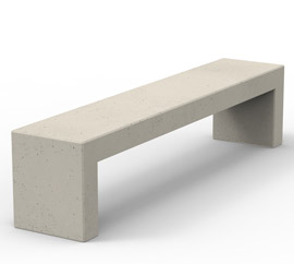Eleganckie betonowe siedzisko dostępne w dwóch rozmiarch 1 oraz 2 metry